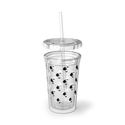 Multi Logo Acrylic Tumbler | Clear Reusable Straw Cup
